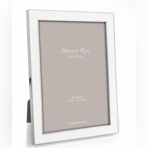 Addison Ross Silver-Plated White Picture Frame